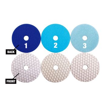 3 Step Dry Polishing Pad Set
