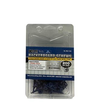 Phillips Head Backer Board Screws